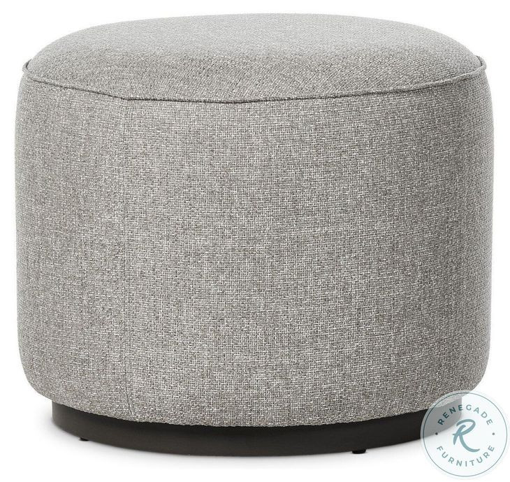 Sinclair Hayes Smoke Outdoor Round Ottoman