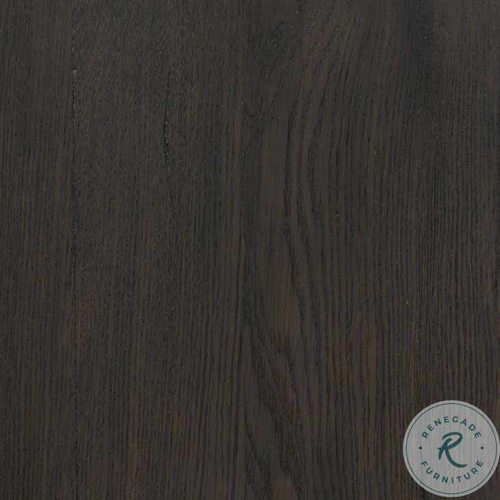 Orwin Smoked Black Oak Wide 4 Door Bookshelf