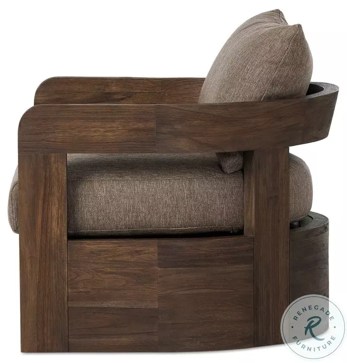 Jackson Ellor Brown Upholstered Outdoor Living Room Set