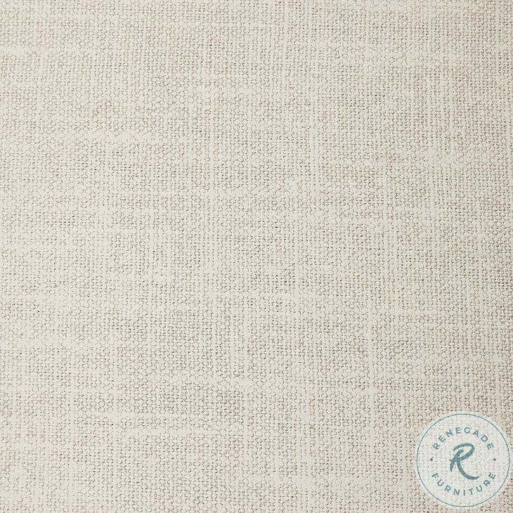 Amelia Ivory Painted Linen Oval 4 Drawer Nightstand