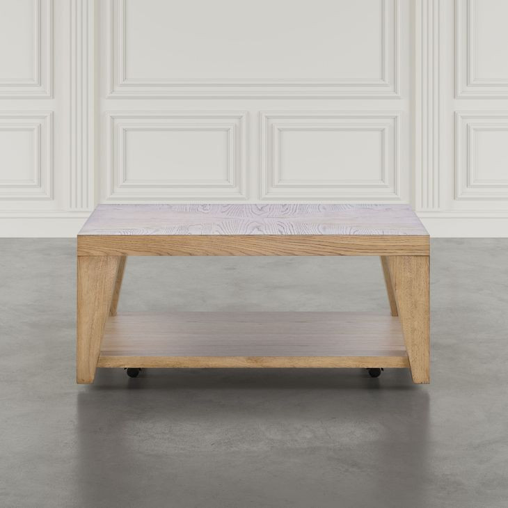 Laurel Creek Natural Rectangular Occasional Table Set with Storage