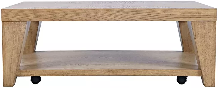 Laurel Creek Natural Rectangular Cocktail Table with Storage