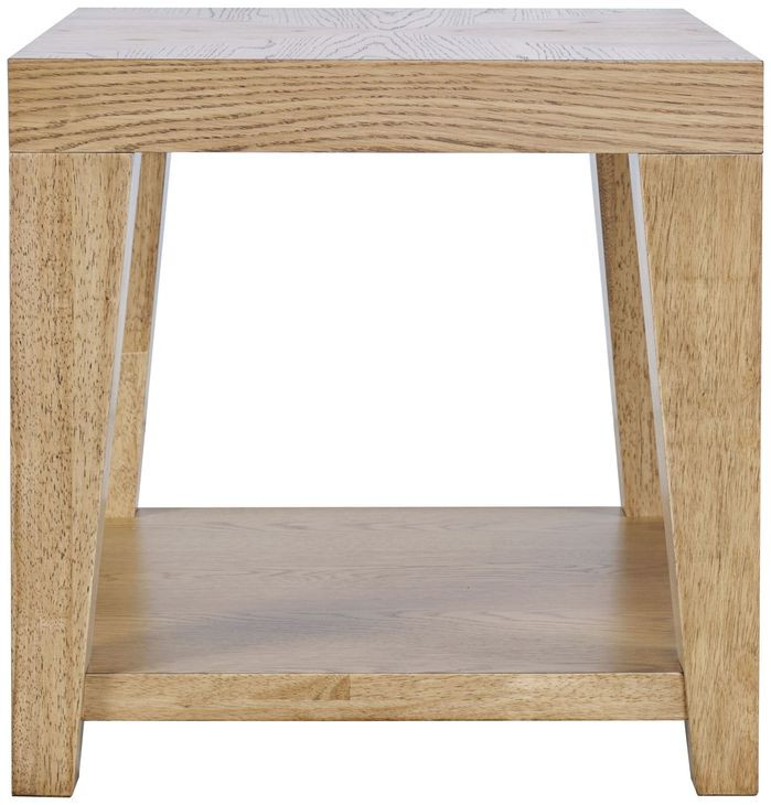 Laurel Natural 24" Square End Table