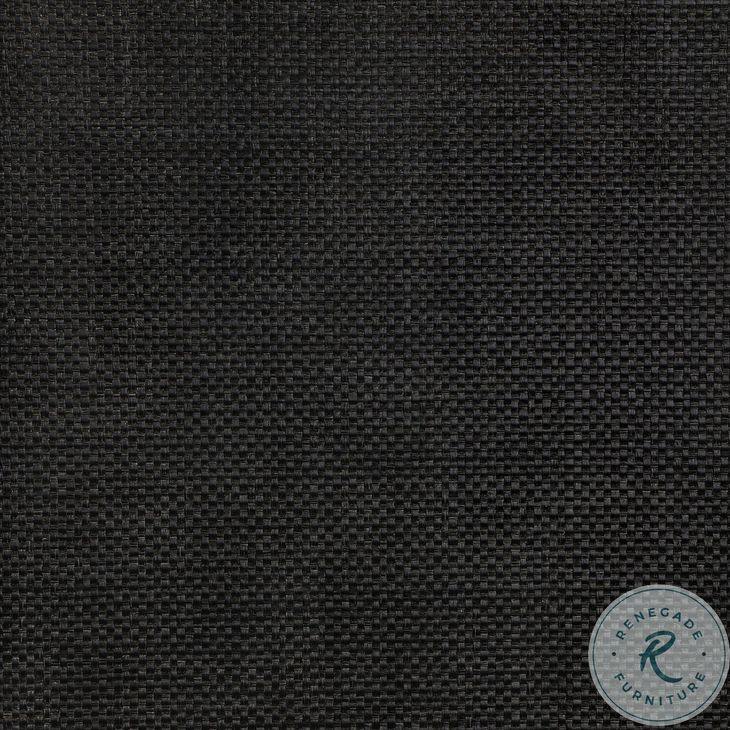 Fiona Black Raffia Tall 5 Drawer Dresser