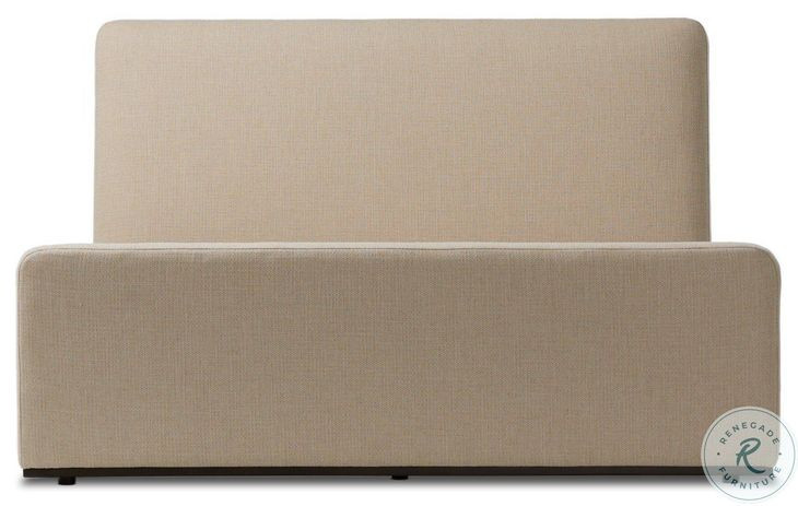 Colt Irving Flax Performance Fabric King Upholstered Bed
