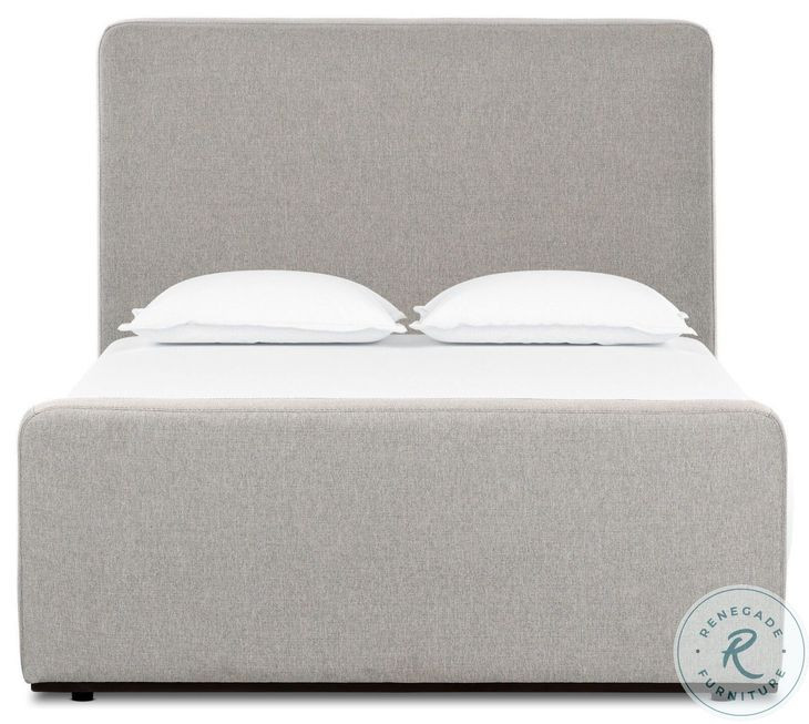 Colt Aldred Silver Performance Fabric Queen Upholstered Bed