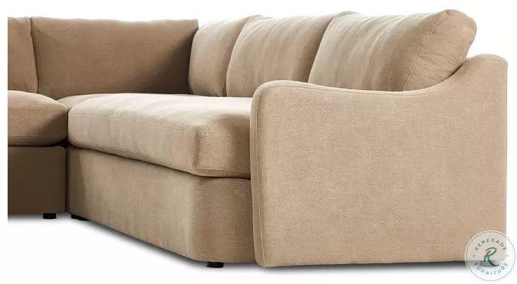 Aurelia Broadway Canvas Sectional from Four Hands | Coleman Furniture