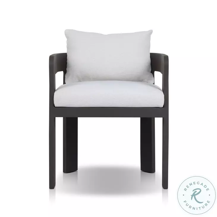 Jackson Alessi Linen Outdoor Metal Dining Chair