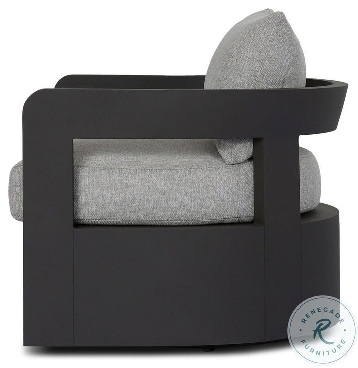 Jackson Concha Fog Upholstered Outdoor Metal Living Room Set