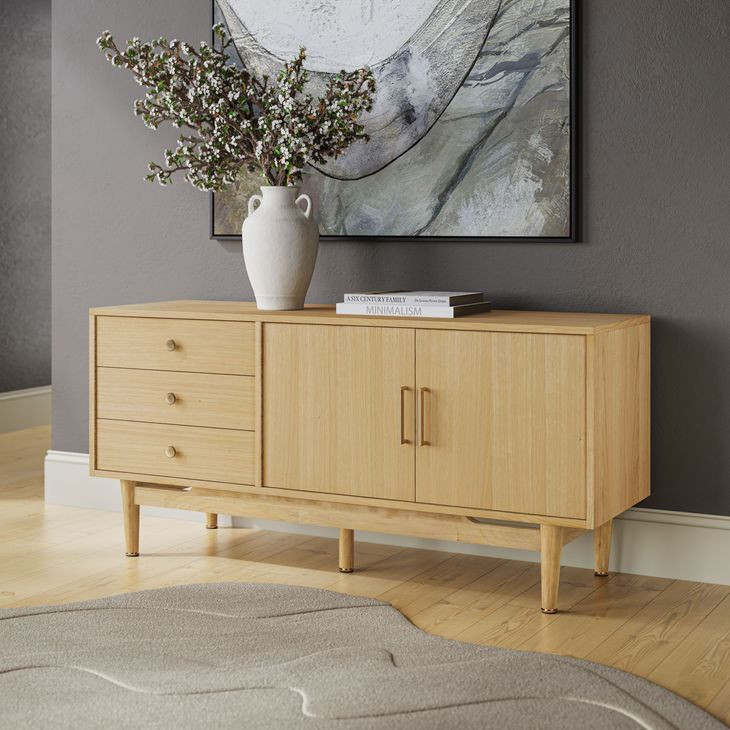 Olson Natural 57" Media Console