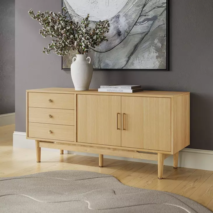 Olson Natural 57" Media Console
