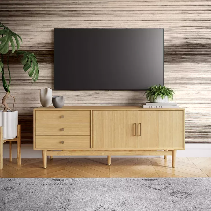 Olson Natural 67" Media Console