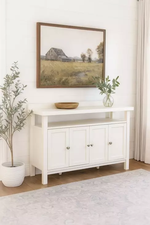 Avery Coconut Milk 4 Doors Sideboard