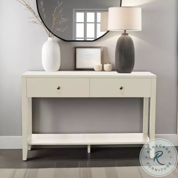 Avery Coconut Milk Console Table