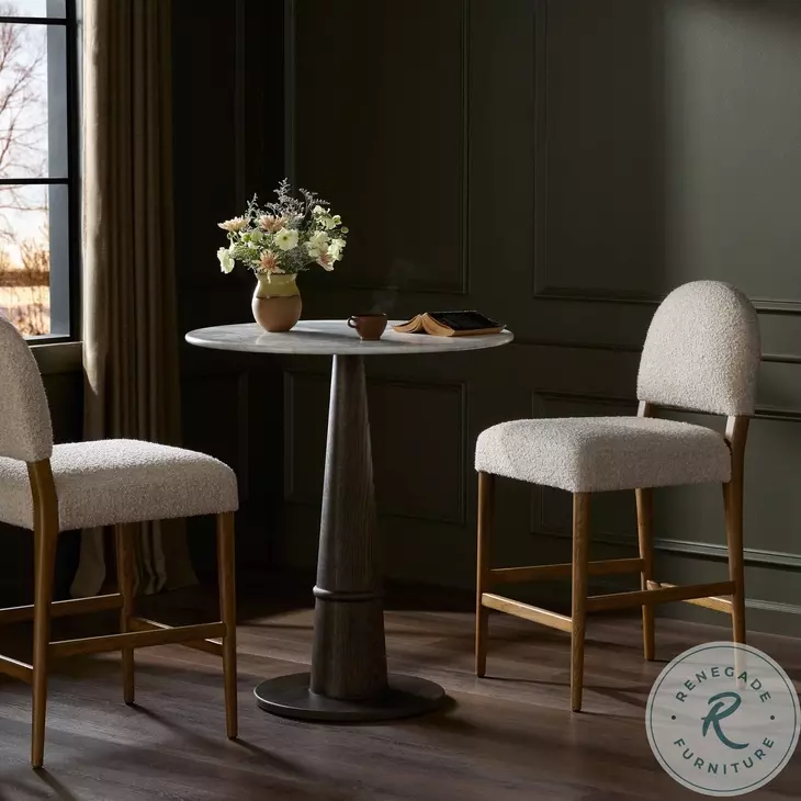 Abilene Somerton Ash Performance Fabric Counter Height Stool