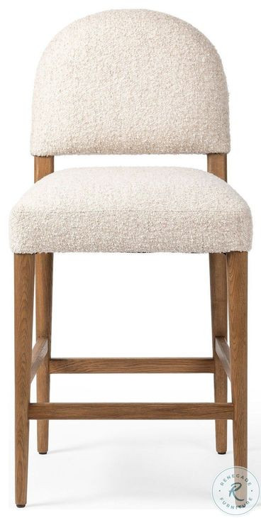 Abilene Somerton Ash Performance Fabric Counter Height Stool