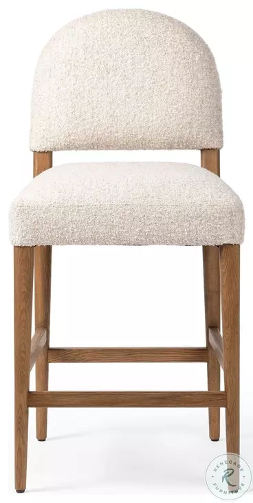Abilene Somerton Ash Performance Fabric Counter Height Stool