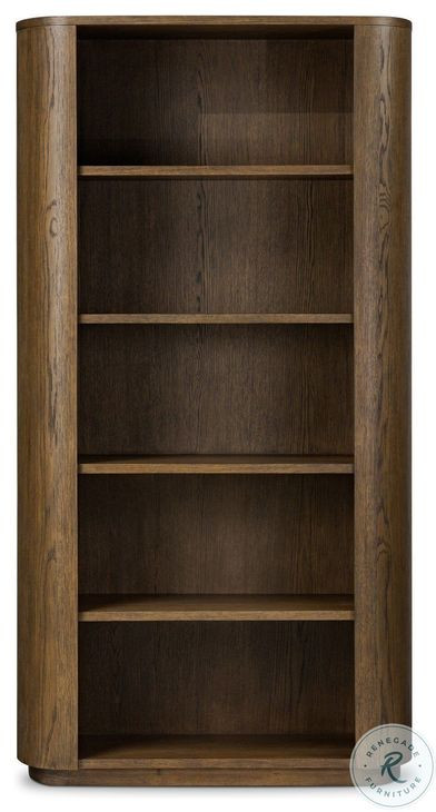 Pilar Almond Oak Veneer Bookcase