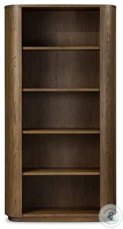 Pilar Almond Oak Veneer Bookcase