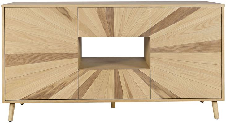 Reece Light Oak 60" Media Console