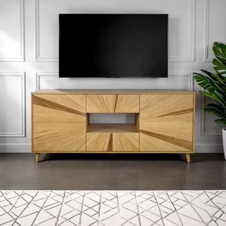 Reece Light Oak 70" Media Console