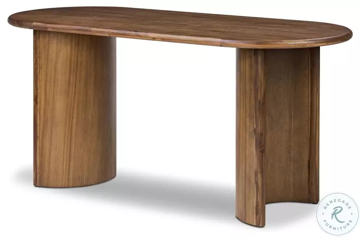 Paden Seasoned Brown Acacia 65" Desk
