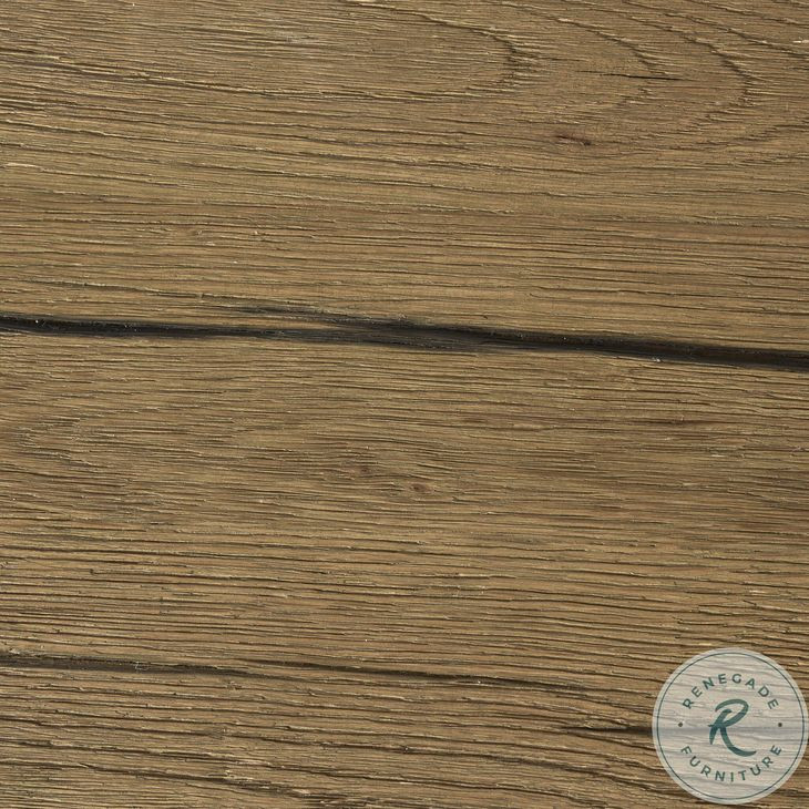 Paden Worn Oak 65" Oval Desk