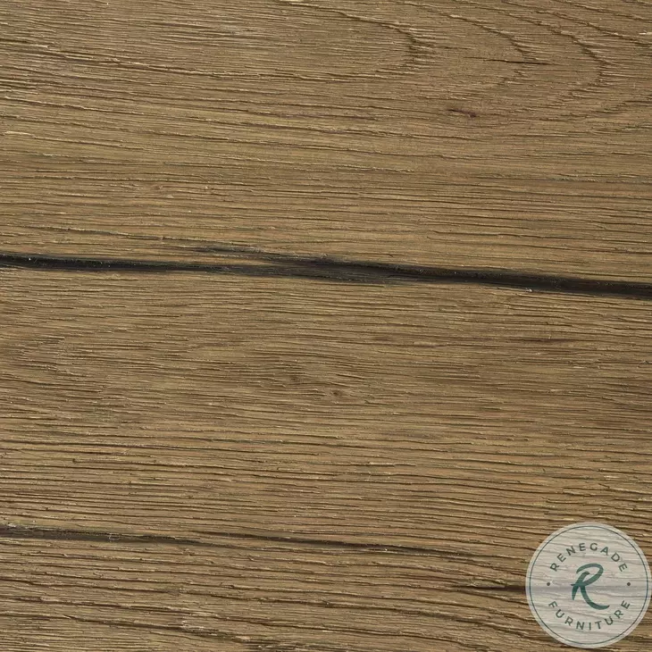 Paden Worn Oak 65" Oval Desk