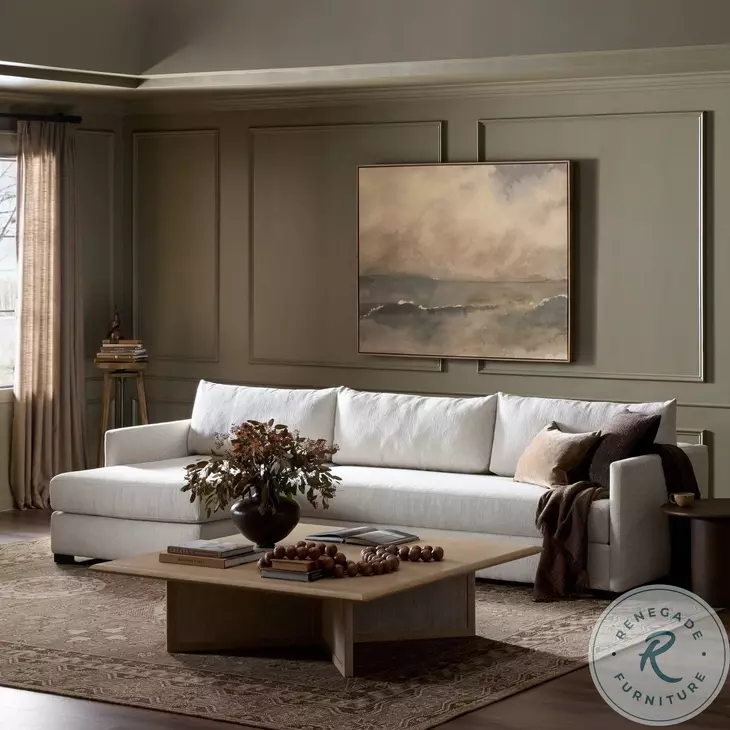 Wickham Alameda Snow Performance Fabric Sectional