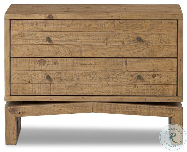 Matthes Sierra Rustic Natural 2 Drawer Nightstand