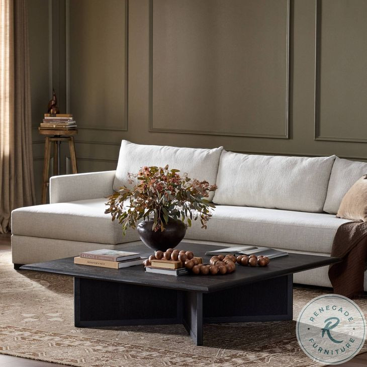 Rosenell Black Oak Veneer Square Occassional Table Set