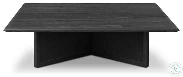 Rosenell Black Oak Veneer Square Occassional Table Set