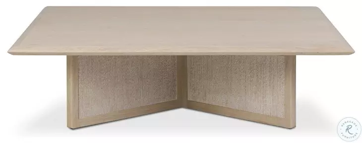 Rosenell Natural Oak Veneer Square Occassional Table Set