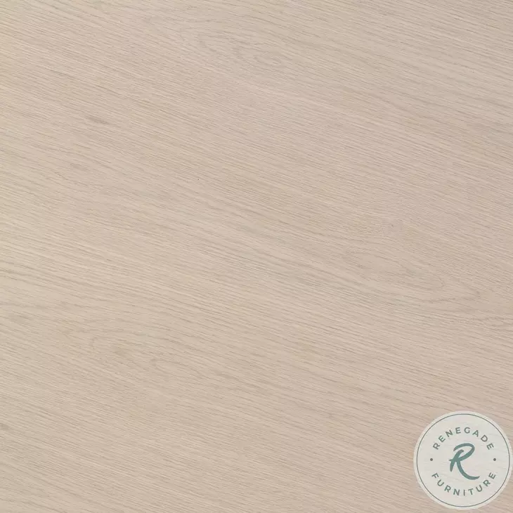 Rosenell Natural Oak Veneer Round Coffee Table