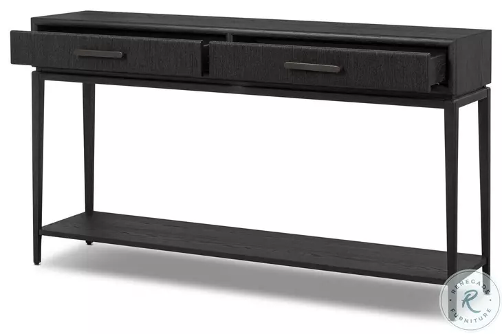 Rosenell Black Oak Veneer Square Occassional Table Set