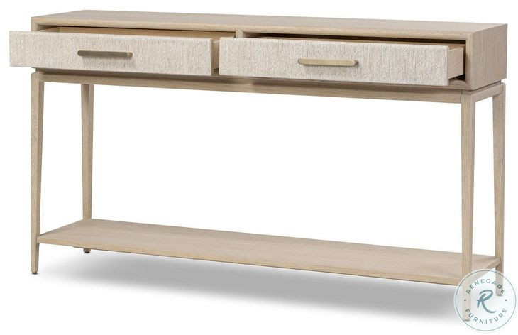 Rosenell Natural Oak Veneer Round Occassional Table Set