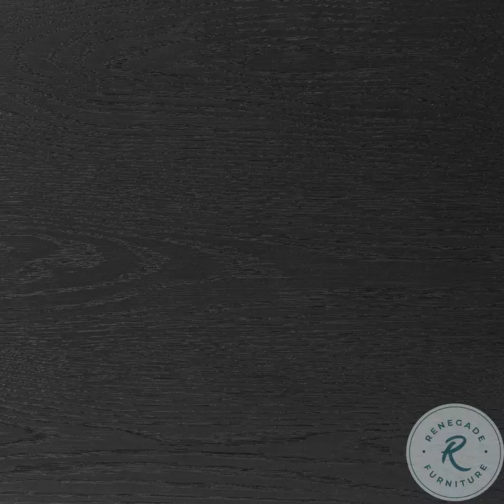 Rosenell Black Oak Veneer Round End Table