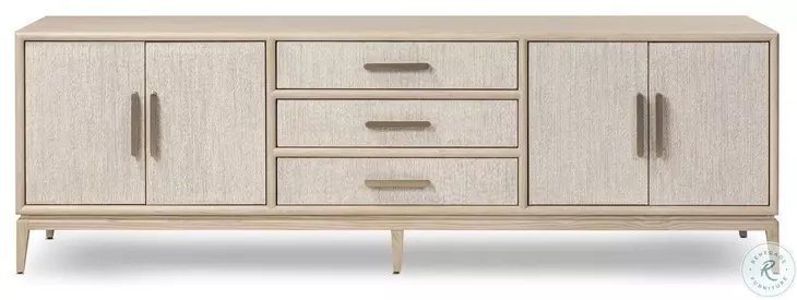 Rosenell Natural Oak Veneer 84" Media Console