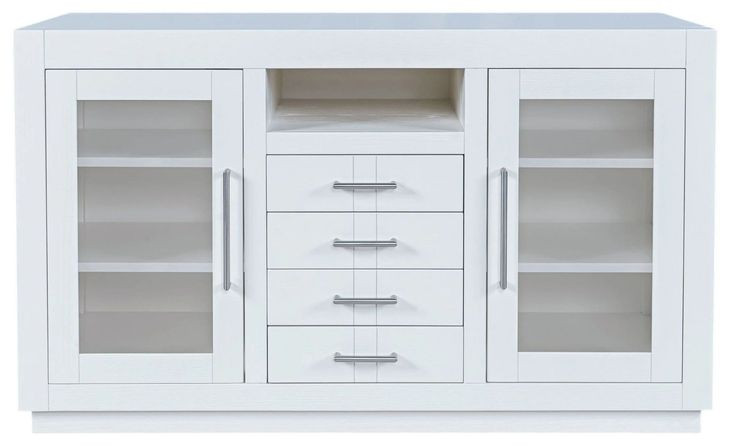 Auburn Hills White 50" Media Console