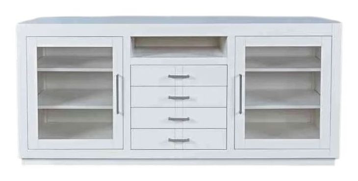 Auburn Hills White 70" Media Console