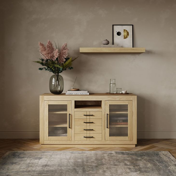 Auburn Hills Light Oak 50" Media Console