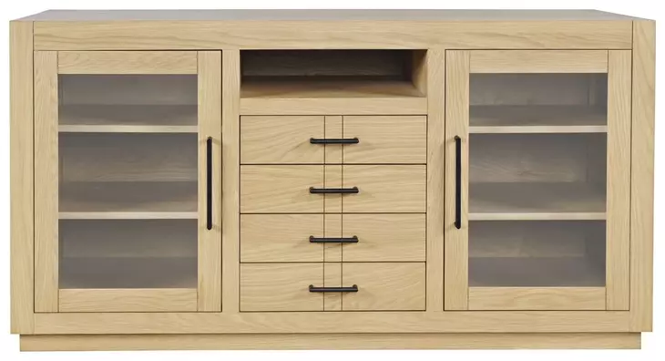 Auburn Hills Light Oak 60" Media Console
