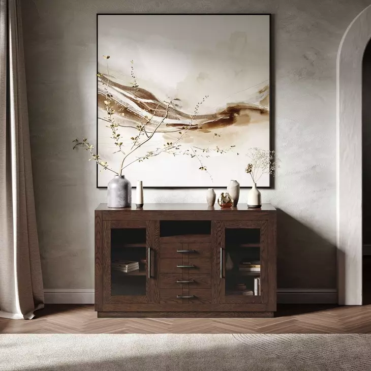 Auburn Hills Dark Oak 50" Media Console