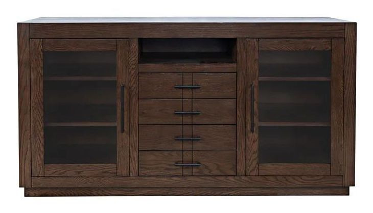 Auburn Hills Dark Oak 60" Media Console