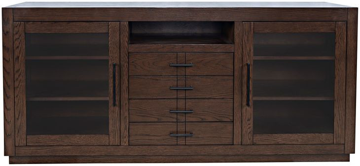 Auburn Hills Dark Oak 70" Media Console