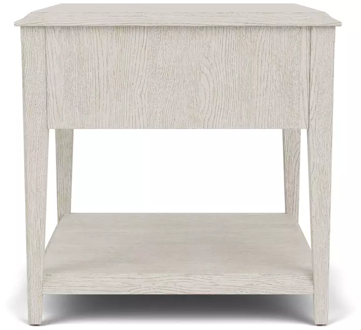Carmella Pebble Oak Square End Table