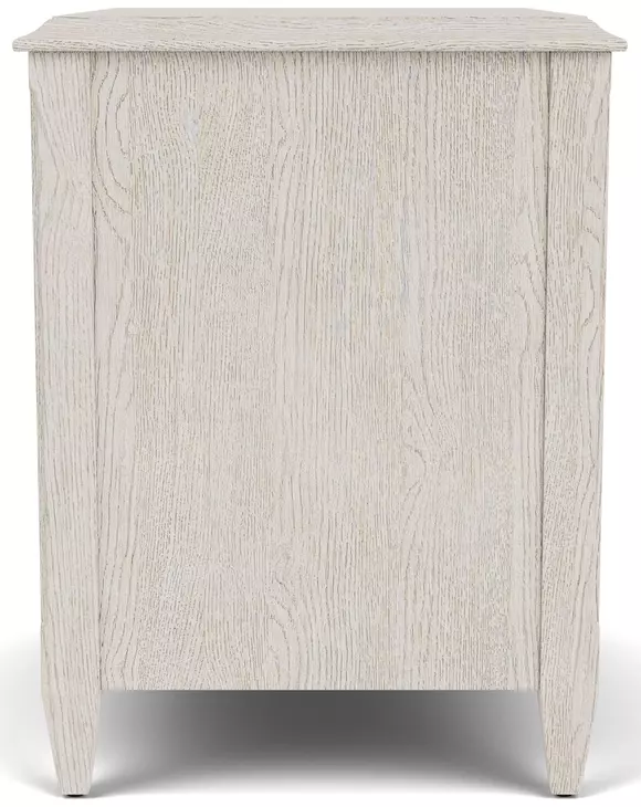 Carmella Pebble Oak Rectangular Chairside Table