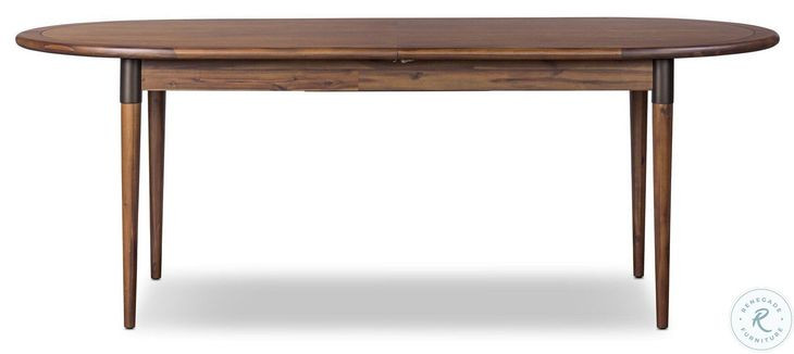 Harper Toasted Walnut 104" Extendable Oval Dining Table