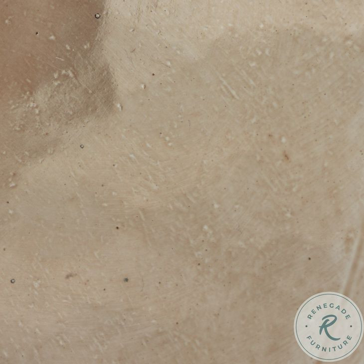 Viola Amber Cast Glass Round Accent Table