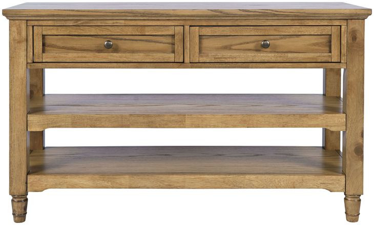 Brentwood Cascade Oak 50" Sofa Console Table